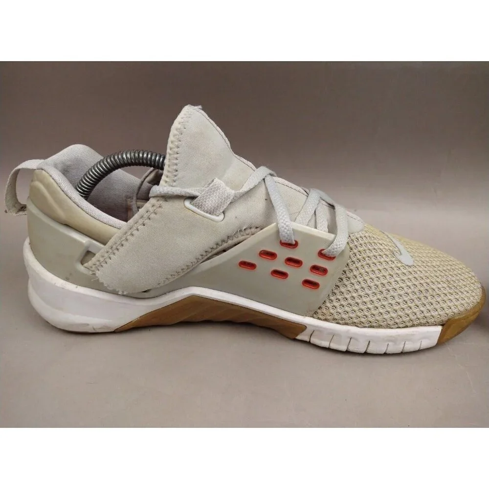 Nike Free Metcon 2 Men Sneakers‎ 8.5 Gray Mesh Lace Up Running Athletic Shoes
